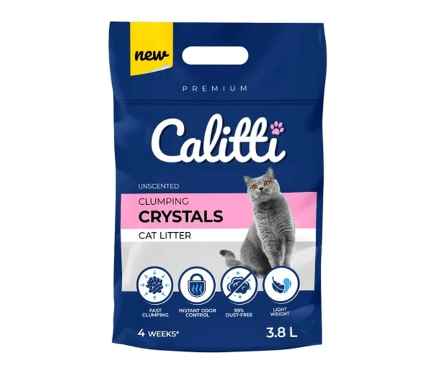 Calitti Clumping Crystals żwirek silikonowy drobny 3,8 l - 1600062 - zdjęcie